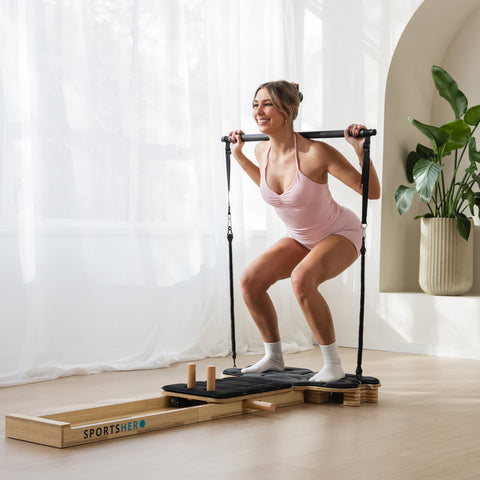 SportsHero Woodn Pilates Reformer